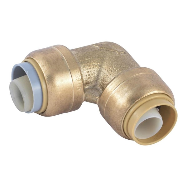 Sharkbite 05 in Push to Connect Brass 90 deg Elbow Fitting 267246 - main